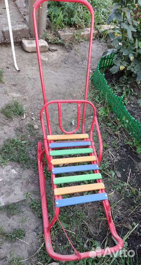 Детские зимние санки