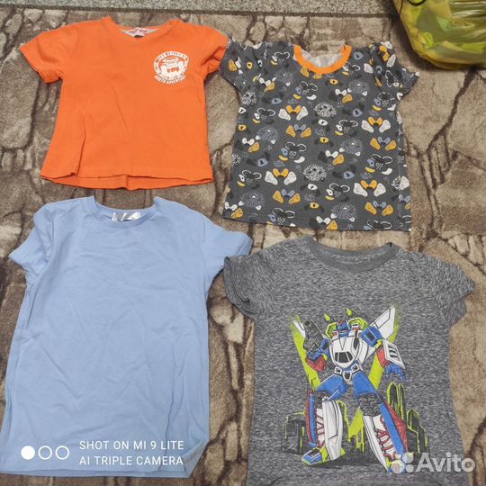 Детские вещи на мальчика пакетом р.104
