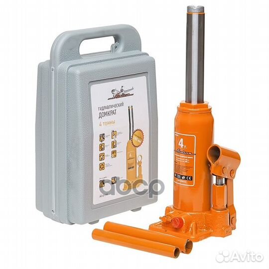 Домкрат гидравл. бутылочный 4т (195-380мм) в ке