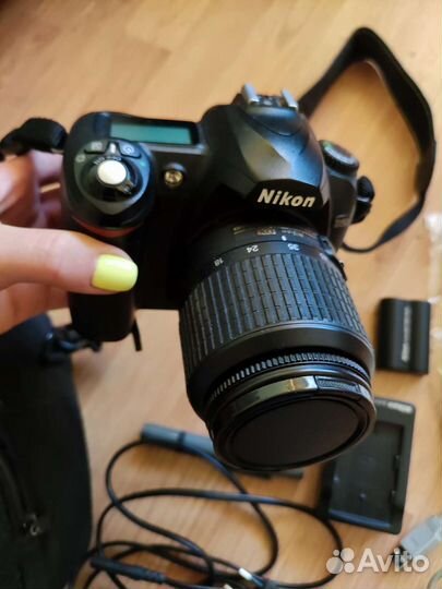 Nikon D50+ nikkor 18-55+ сумка Nikon продажа обмен