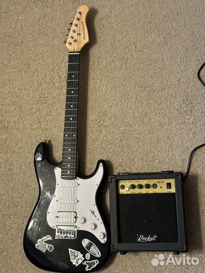 Гитара Rockdale stars hss bk с комбиком