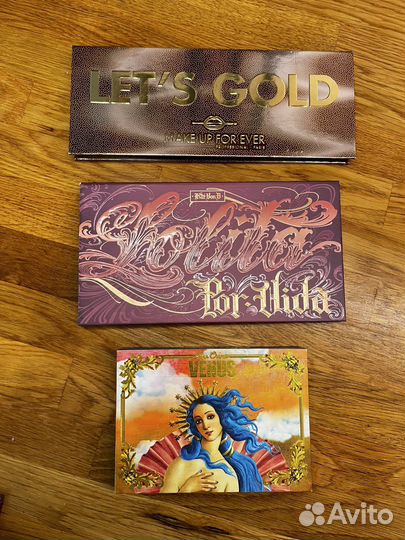 Палетки теней б/у