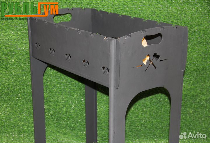 Мангал XL сборный из 5 частей