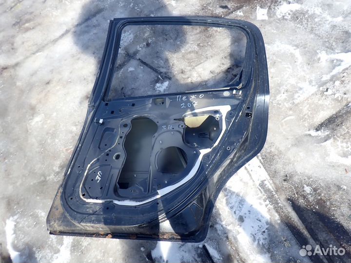 Дверь задняя правая для Peugeot 207 2006-2013