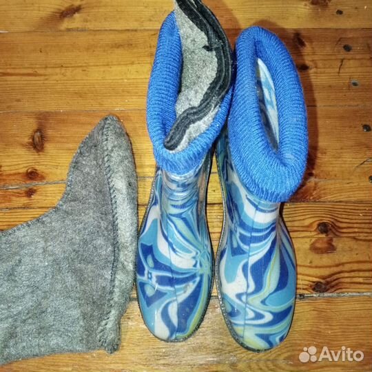 Женские резиновые сапоги