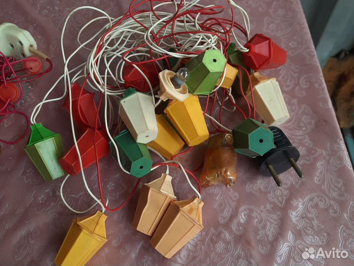 Елочная гирлянда СССР