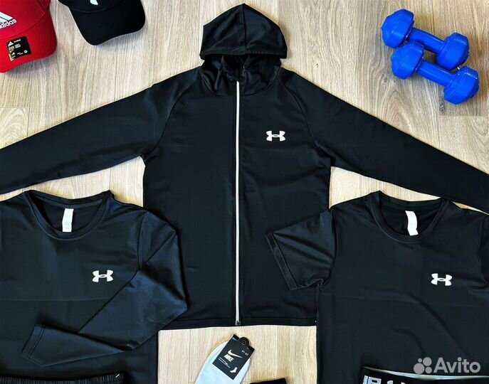 Рашгард Under Armour Black - 5/1, 2/47