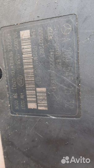 Блок ABS mercedes w203