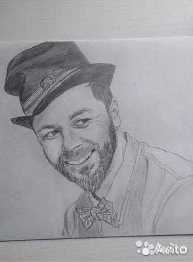 Портрет по фото карандашом