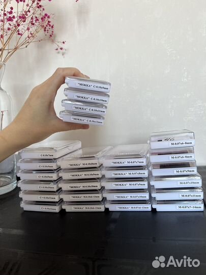 Ресницы для наращивания бу