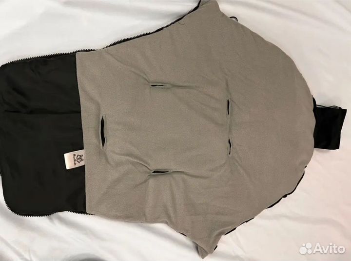 Зимний конверт в коляску и муфта