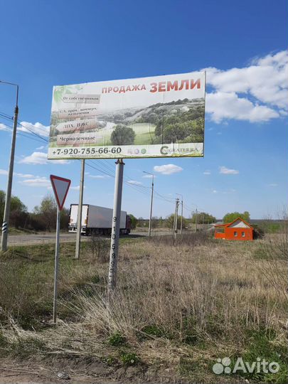 Рекламный щит 6x3 в сборе