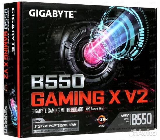 Мат. плата Gigabyte B550 gaming X V2 купить в Екатеринбурге ...