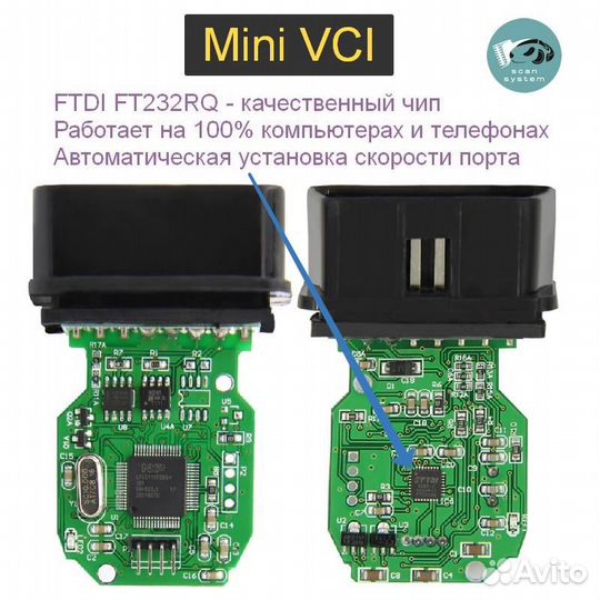 Адаптер сканер кабель USB OBD2