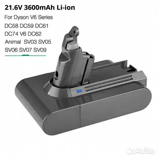 Новые Аккумуляторы Dyson DC62 V6 V10 SV12