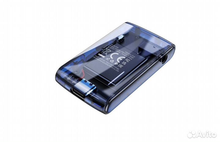 Bluetooth адаптер 3.5мм Hoco E66 синий