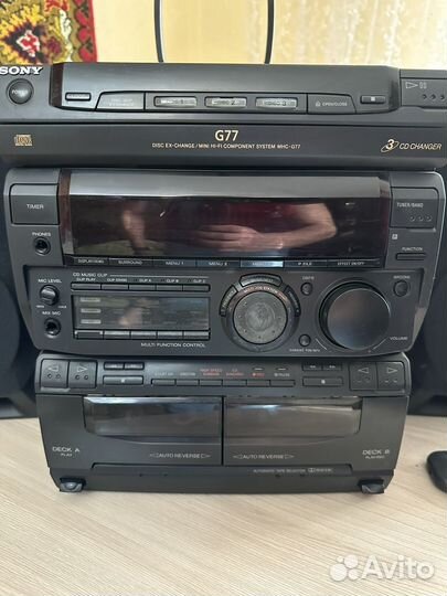 Музыкальный центр sony (made in Japan)