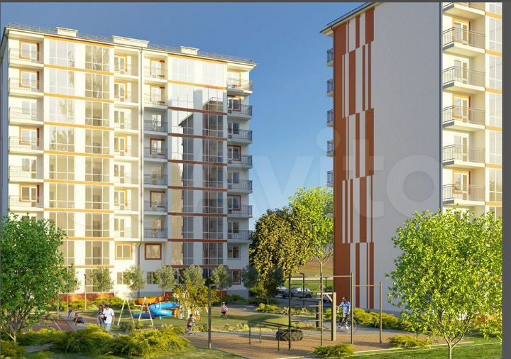 1-к. квартира, 45,2 м², 5/9 эт.