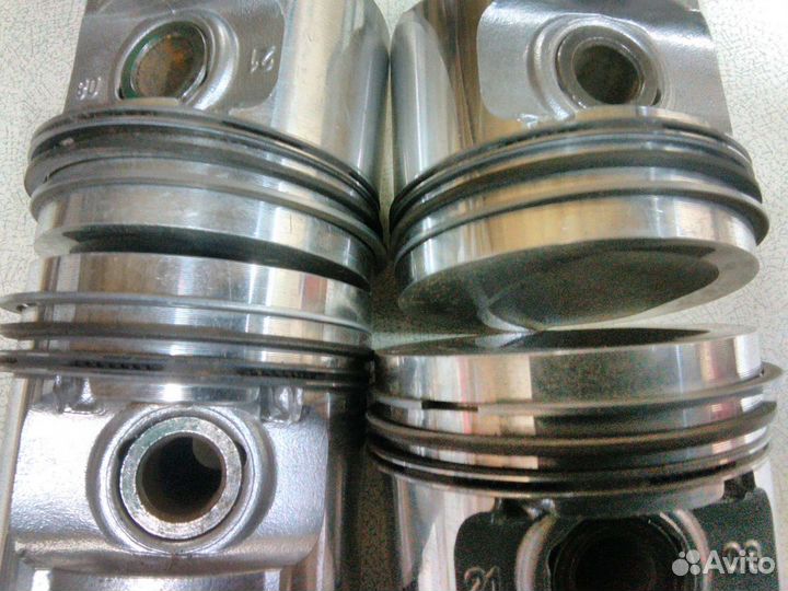 Поршневая группа с кольцами, с шатунами, ваз 1.3