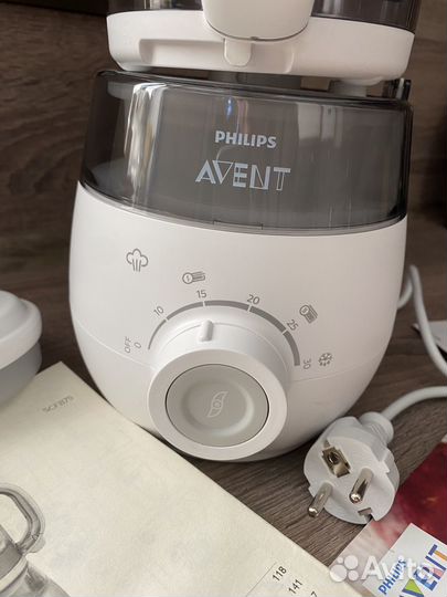 Пароварка блендер philips avent 4 в 1 новый