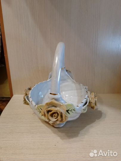 Конфетница. Роза. Керамическая