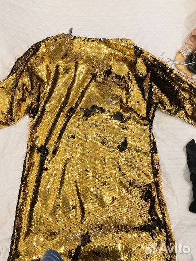 Платье из пайеток 52-54