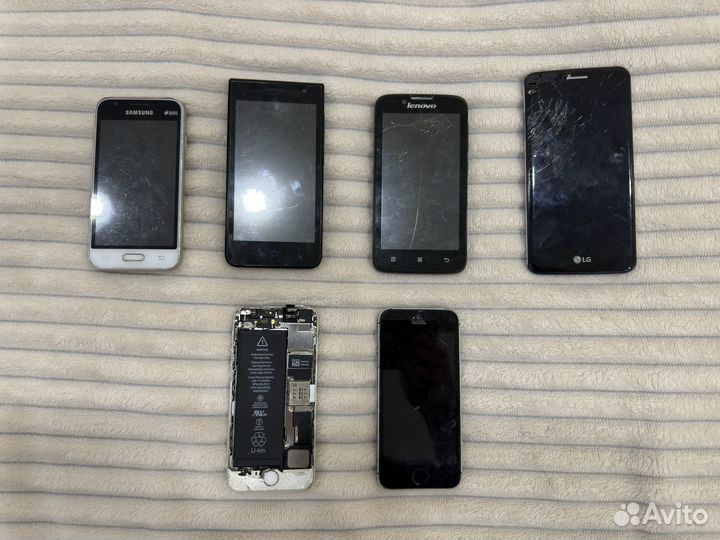 Смартфоны (iPhone 5s) рабочие и на запчасти