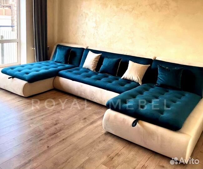 Угловой диван п образный
