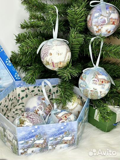 Елочные игрушки/Новогодний набор елочных шаров