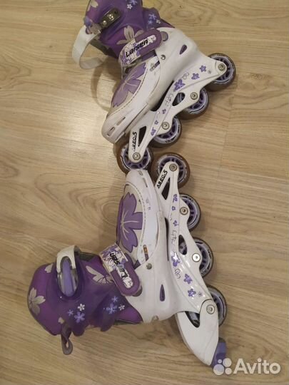 Роликовые коньки детские раздвижные