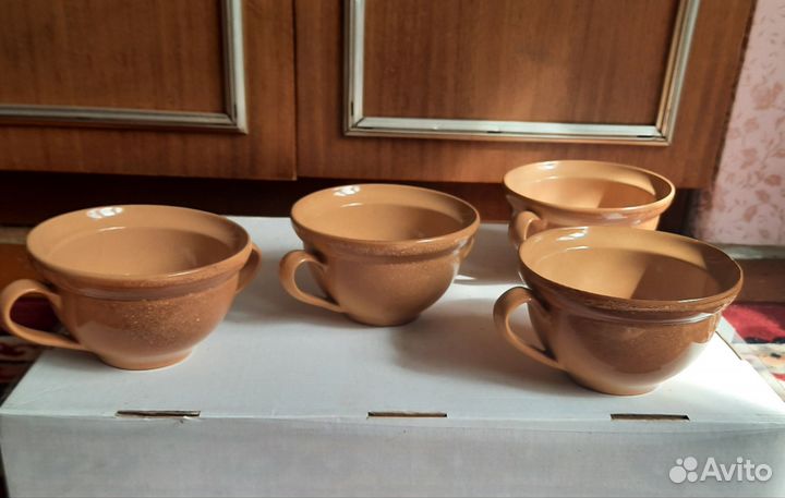 Глубокие суповые тарелки, керамика времен СССР