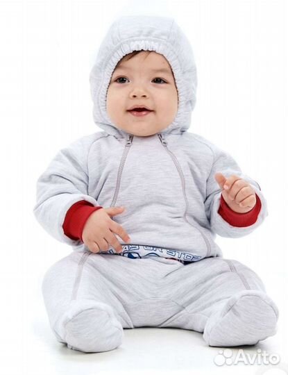 Комбинезон демисезонный 74 80. Lucky Child Новый