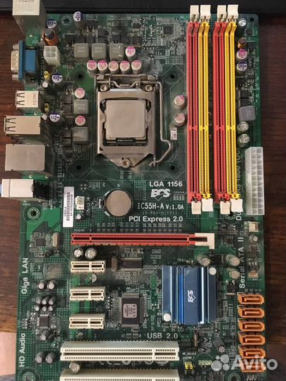 Материнская плата lga 1156 ic55h-a
