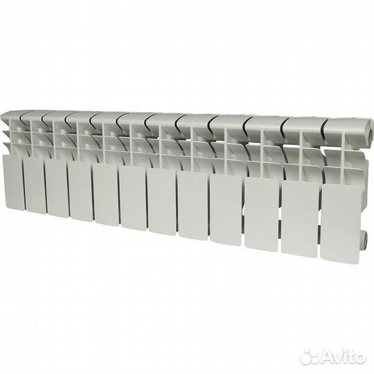 Алюминиевый радиатор Rommer Plus 200, 12 секций