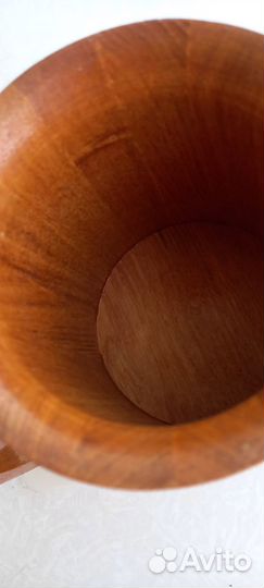 Кружка деревянная, б/у, СССР 0.7 л