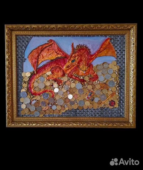 Картина из монет