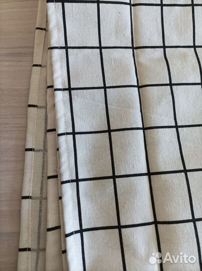 Скатерть дорожка на стол льняная новая