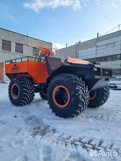 Вездеход Тундра на шинах низкого давления с эпсм