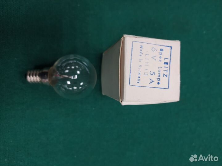 Микроскоп, Лампа Leiz Spezlamp 6V5A Germany