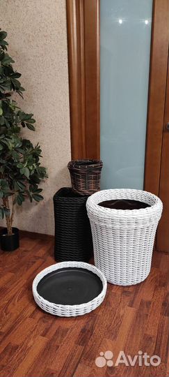 Вазон из полиротанга 60, 80, 90 л