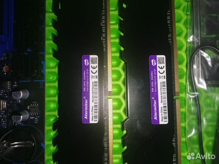 Mат плата X99 + e5 2670v3 - 12 ядер + 16GB