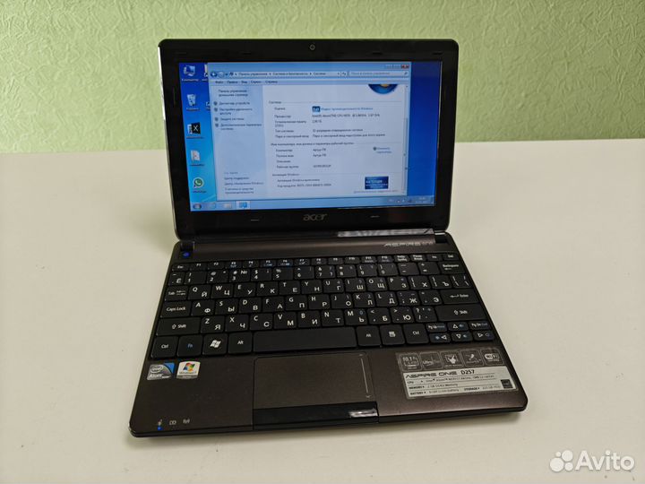 Netbook Asus aspire one d257