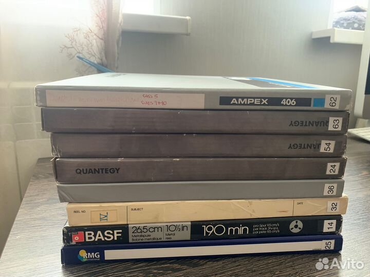 Катушки разные 1100м 550m с записью 19/2