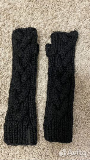Перчатки митенки женские б/у