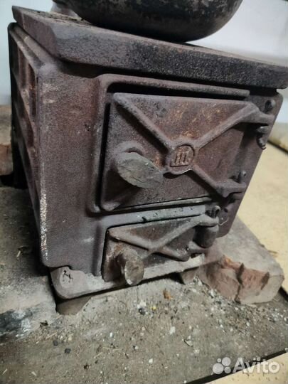 Печь буржуйка чугунная СССР