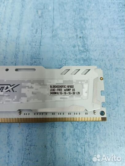 8GB DDR4 2400Mhz Ballistix оперативная память