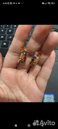 Серьги на праздник