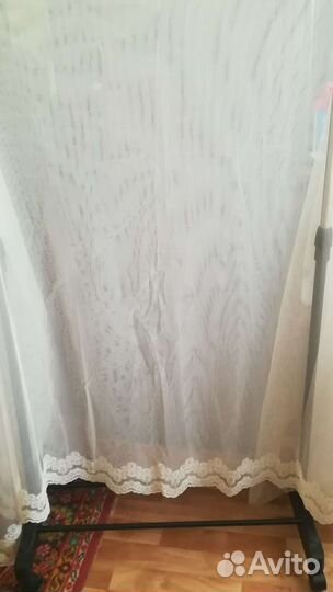 Тюль новая 1,63 и 1,92 м, 1,06м