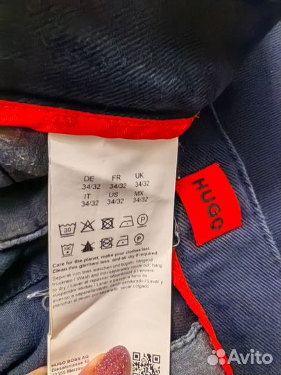 Джинсы hugo boss,tommy hilfigeer