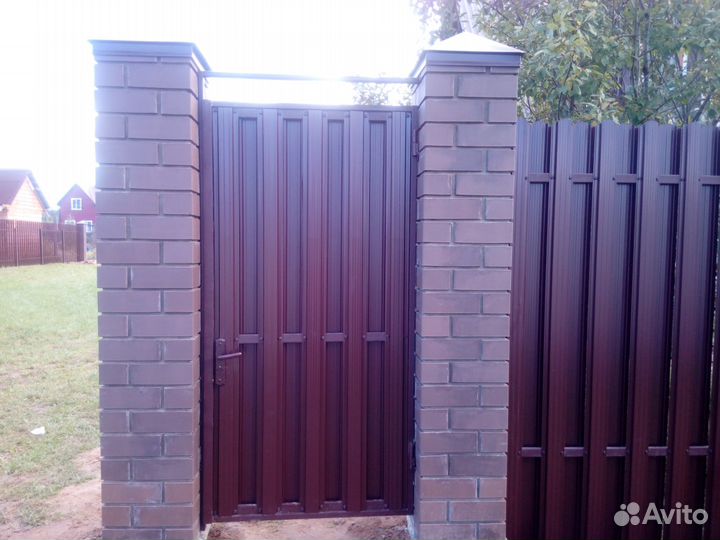 Откатные ворота, заборы